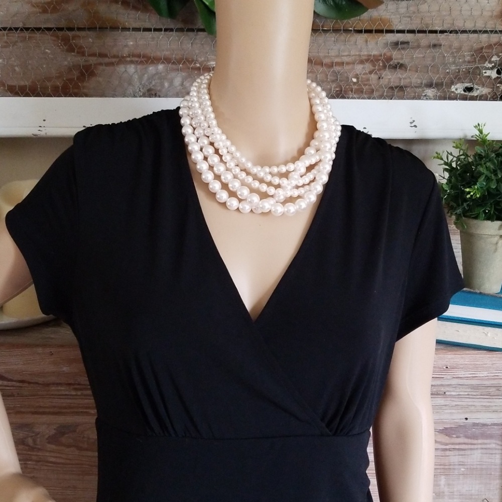 212 Collection Faux Wrap Dress